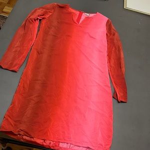 J.Jill Hibiscus ombré silk dress